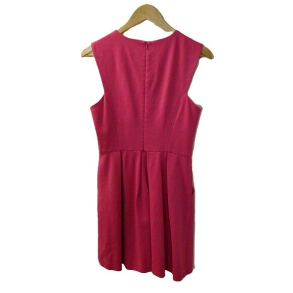 Trina Turk Pink Sleeveless Fit & Flare Sheath Dress Size Small | Cocktail Party - Picture 2 of 5